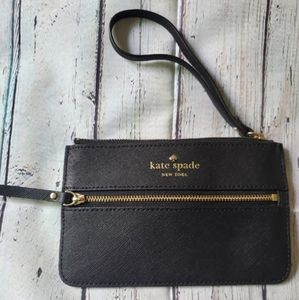 Kate Spade wristlet black wallet